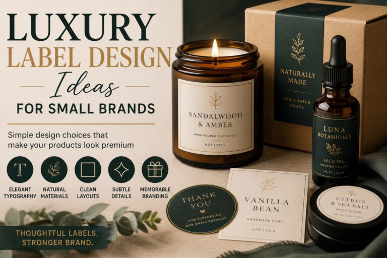 Luxury Label Design Ideas for Small Brands